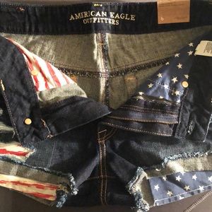 American Eagle Hi Rise Shorts